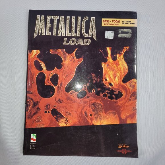 Metallica Load Bass Guitar Vocal Lyrics Music Song Book - Picture 1 of 2